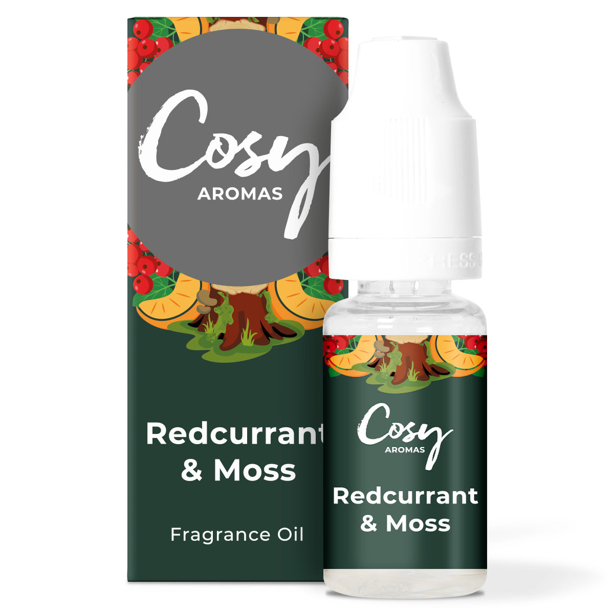 Redcurrant & Moss Fragrance Oil (pack of 6) Cosy Aromas Trade