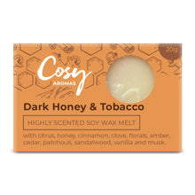 Load image into Gallery viewer, Dark Honey &amp; Tobacco Wax Melt